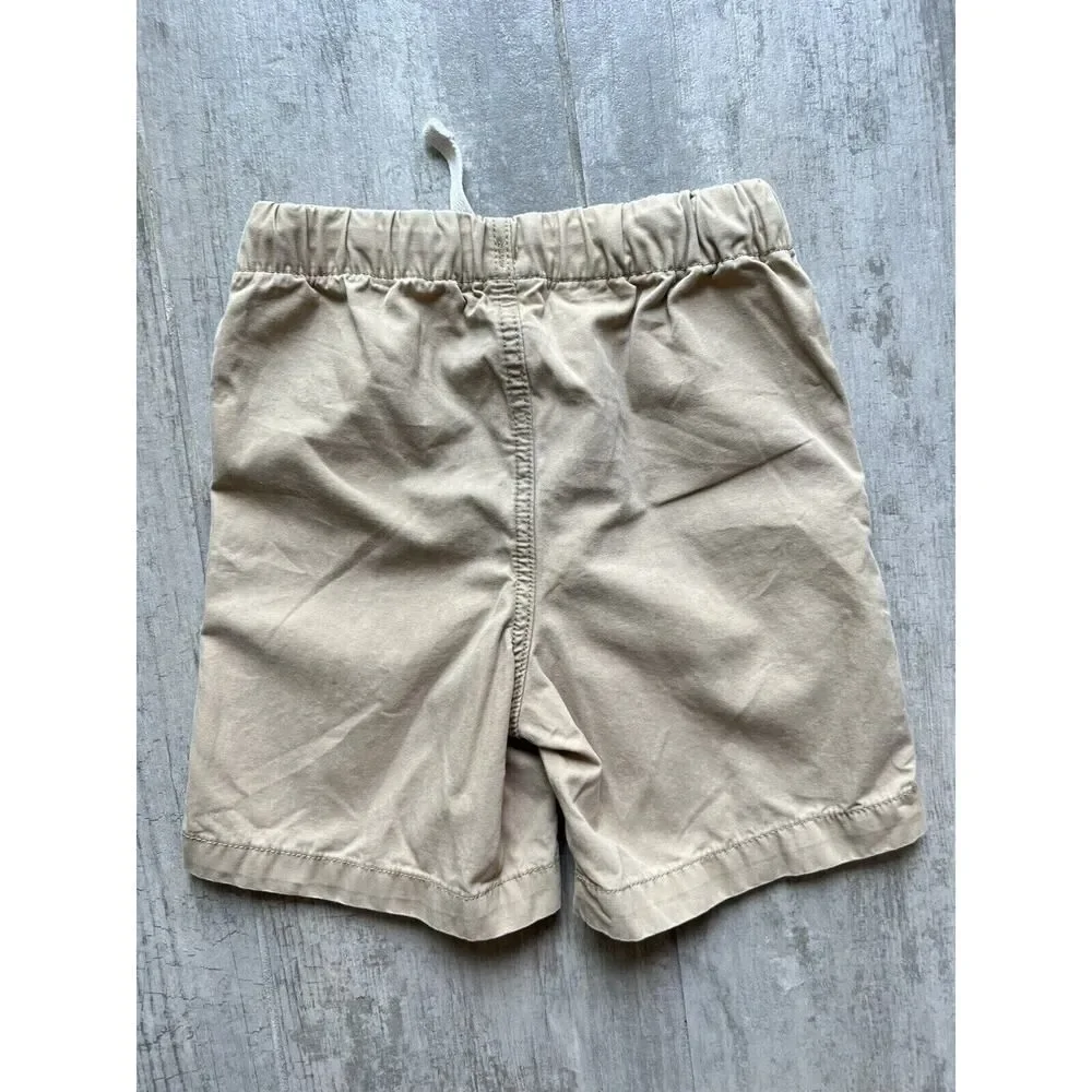 GAP Kids Boy Toddler Drawstring Elastic Short Easy On Khaki Casual School 4T 4.